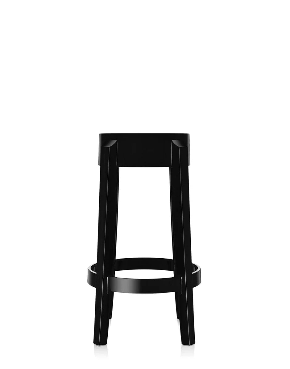 [product_category]-Kartell Charles Ghost Stool 65 Cm, Black-Kartell-8034105782662-04898E6-KAR-2