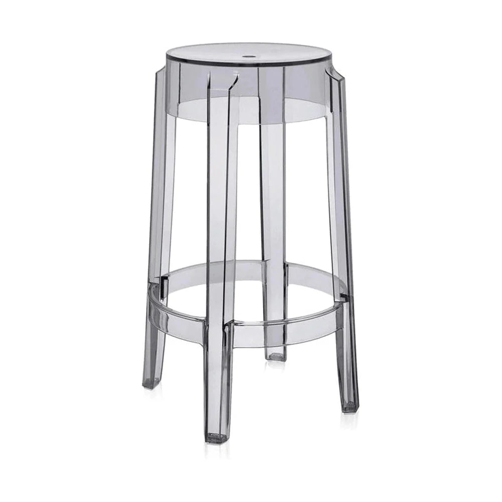 [product_category]-Kartell Charles Ghost Stool 65 Cm, Transparent-Kartell-8034105782723-04898P9-KAR-1