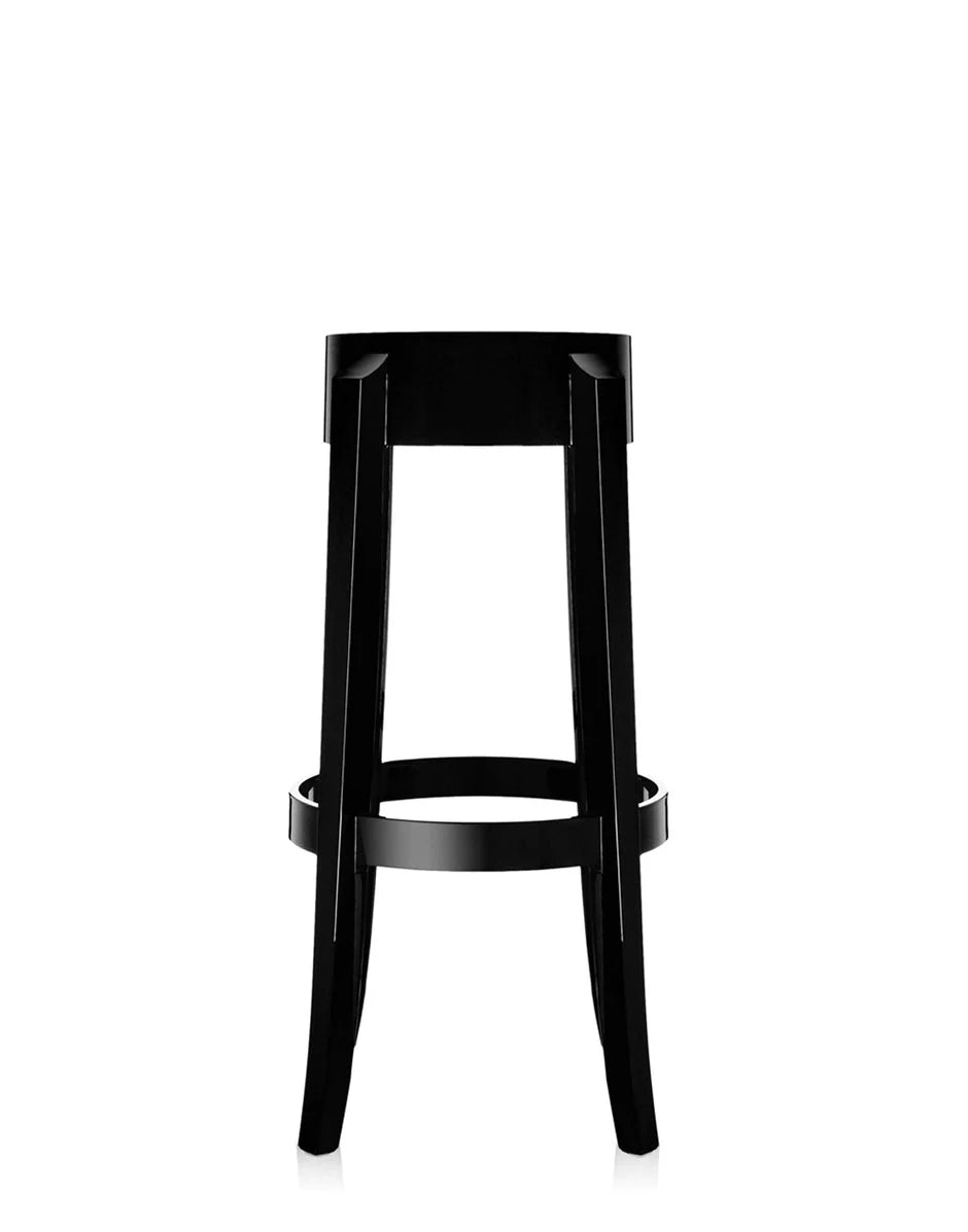 [product_category]-Kartell Charles Ghost Stool 75 Cm, Black-Kartell-8034105781740-04899E6-KAR-2