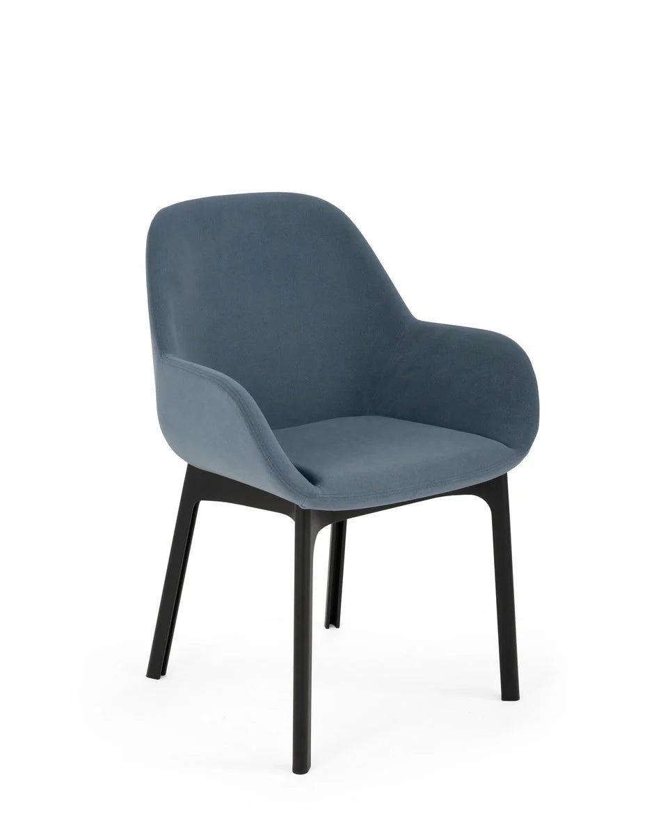[product_category]-Kartell Clap Aquaclean Armchair, Black/Dust-Kartell-8058967313307-04187N5-KAR-2