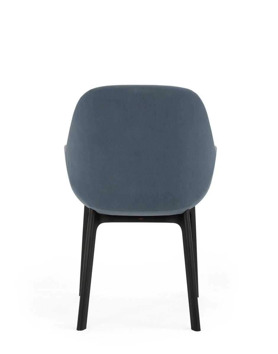 [product_category]-Kartell Clap Aquaclean Armchair, Black/Dust-Kartell-8058967313307-04187N5-KAR-4