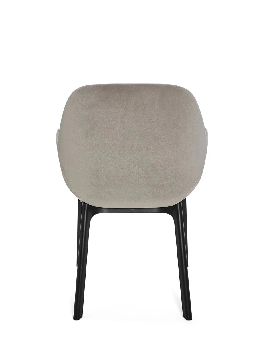 [product_category]-Kartell Clap Aquaclean Armchair, Black/Ecru-Kartell-8058967313222-04187N1-KAR-4