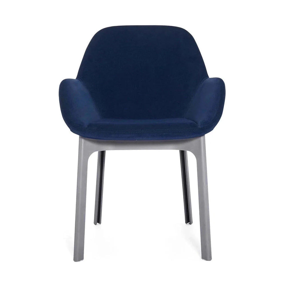 [product_category]-Kartell Clap Aquaclean Armchair, Grey/Blue-Kartell-8058967313208-04187G6-KAR-1