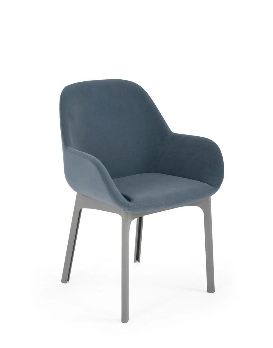 [product_category]-Kartell Clap Aquaclean Armchair, Grey/Dust-Kartell-8058967313185-04187G5-KAR-2