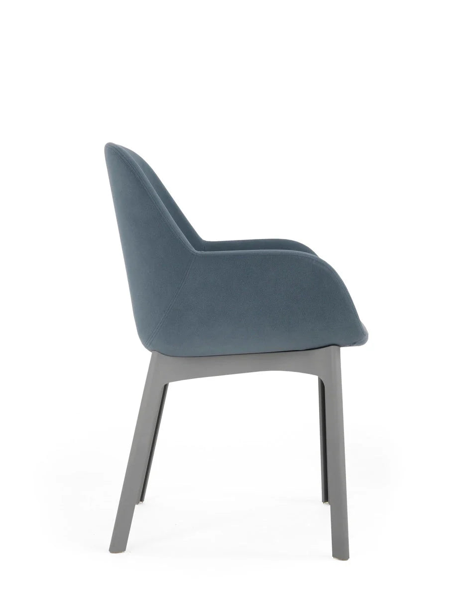 [product_category]-Kartell Clap Aquaclean Armchair, Grey/Dust-Kartell-8058967313185-04187G5-KAR-3
