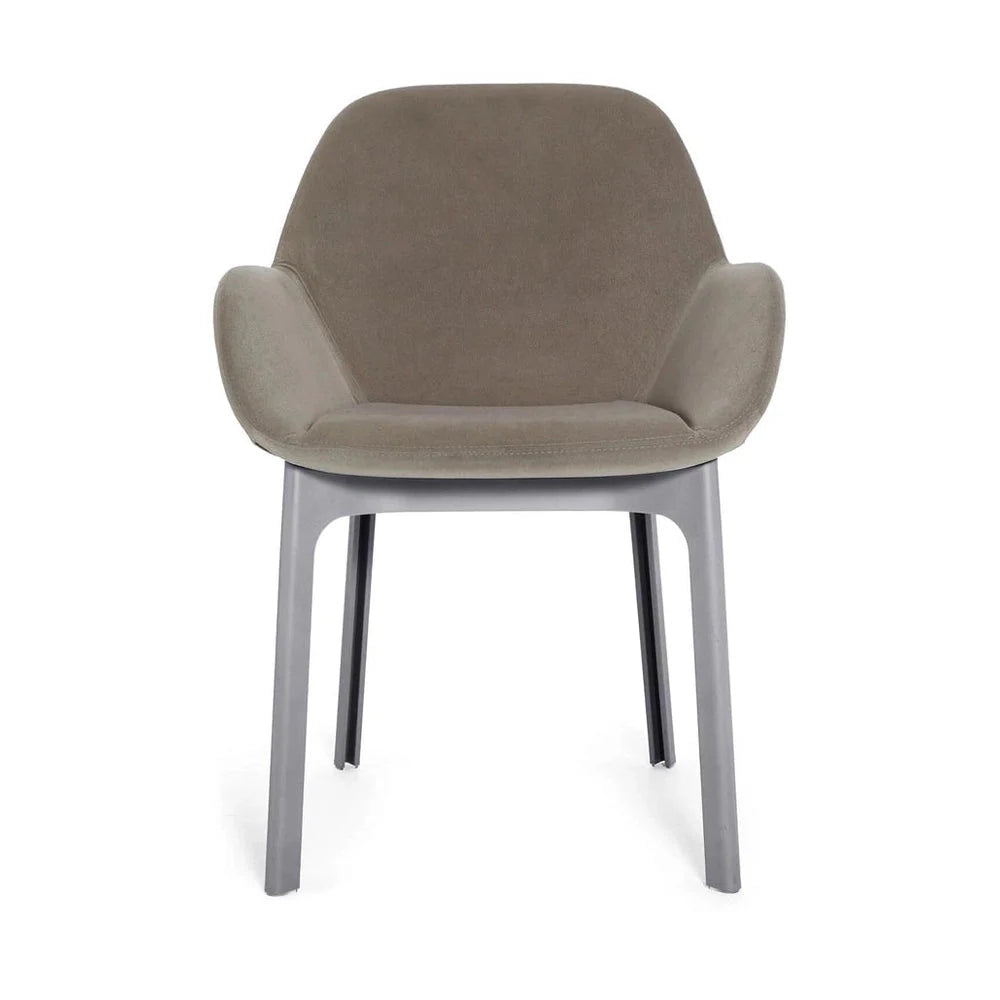 [product_category]-Kartell Clap Aquaclean Armchair, Grey/Ecru-Kartell-8058967313109-04187G1-KAR-1