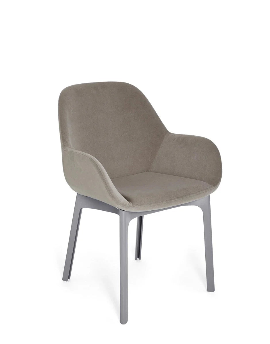 [product_category]-Kartell Clap Aquaclean Armchair, Grey/Ecru-Kartell-8058967313109-04187G1-KAR-2