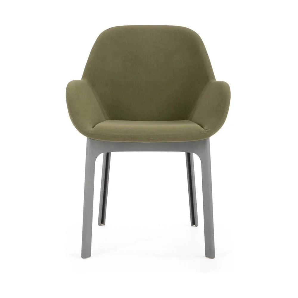 [product_category]-Kartell Clap Aquaclean Armchair, Grey/Green-Kartell-8058967313161-04187G4-KAR-1