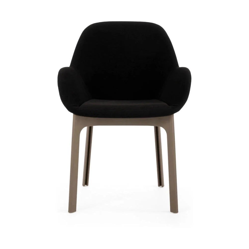 [product_category]-Kartell Clap Aquaclean Armchair, Taupe/Black-Kartell-8058967313024-04187T3-KAR-1