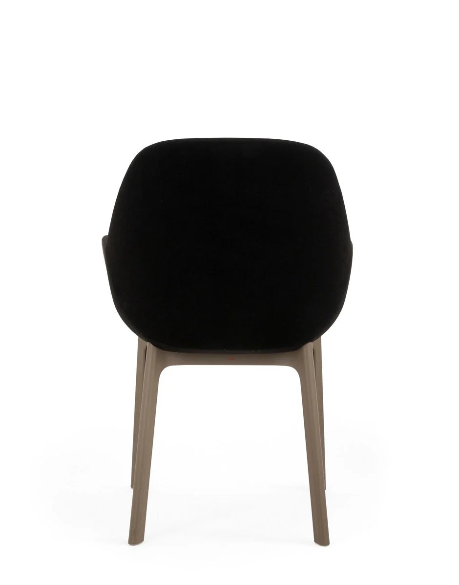 [product_category]-Kartell Clap Aquaclean Armchair, Taupe/Black-Kartell-8058967313024-04187T3-KAR-4