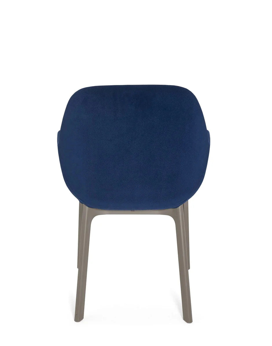 [product_category]-Kartell Clap Aquaclean Armchair, Taupe/Blue-Kartell-8058967313086-04187T6-KAR-4