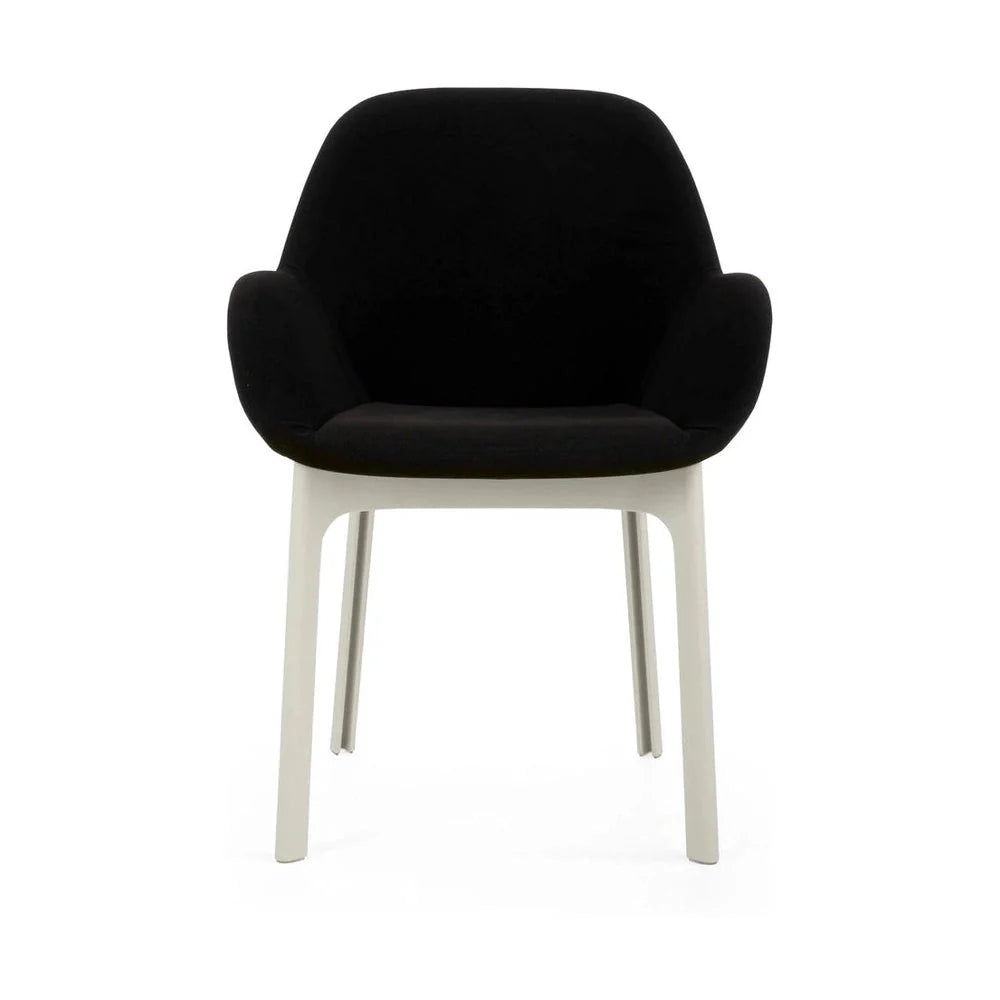 [product_category]-Kartell Clap Aquaclean Armchair, White/Black-Kartell-8058967312904-04187B3-KAR-1