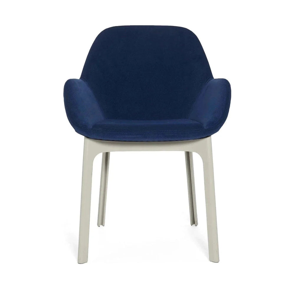 [product_category]-Kartell Clap Aquaclean Armchair, White/Blue-Kartell-8058967312966-04187B6-KAR-1