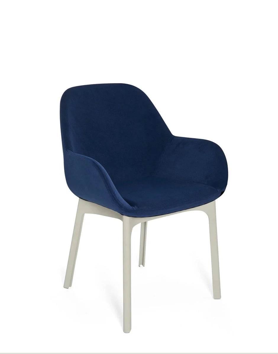 [product_category]-Kartell Clap Aquaclean Armchair, White/Blue-Kartell-8058967312966-04187B6-KAR-2