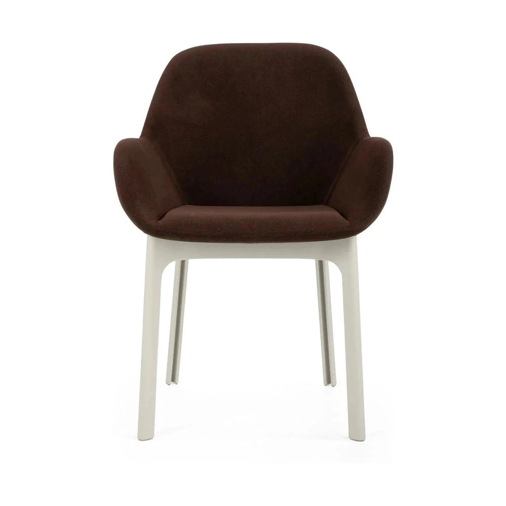 [product_category]-Kartell Clap Aquaclean Armchair, White/Brick Red-Kartell-8058967312881-04187B2-KAR-1
