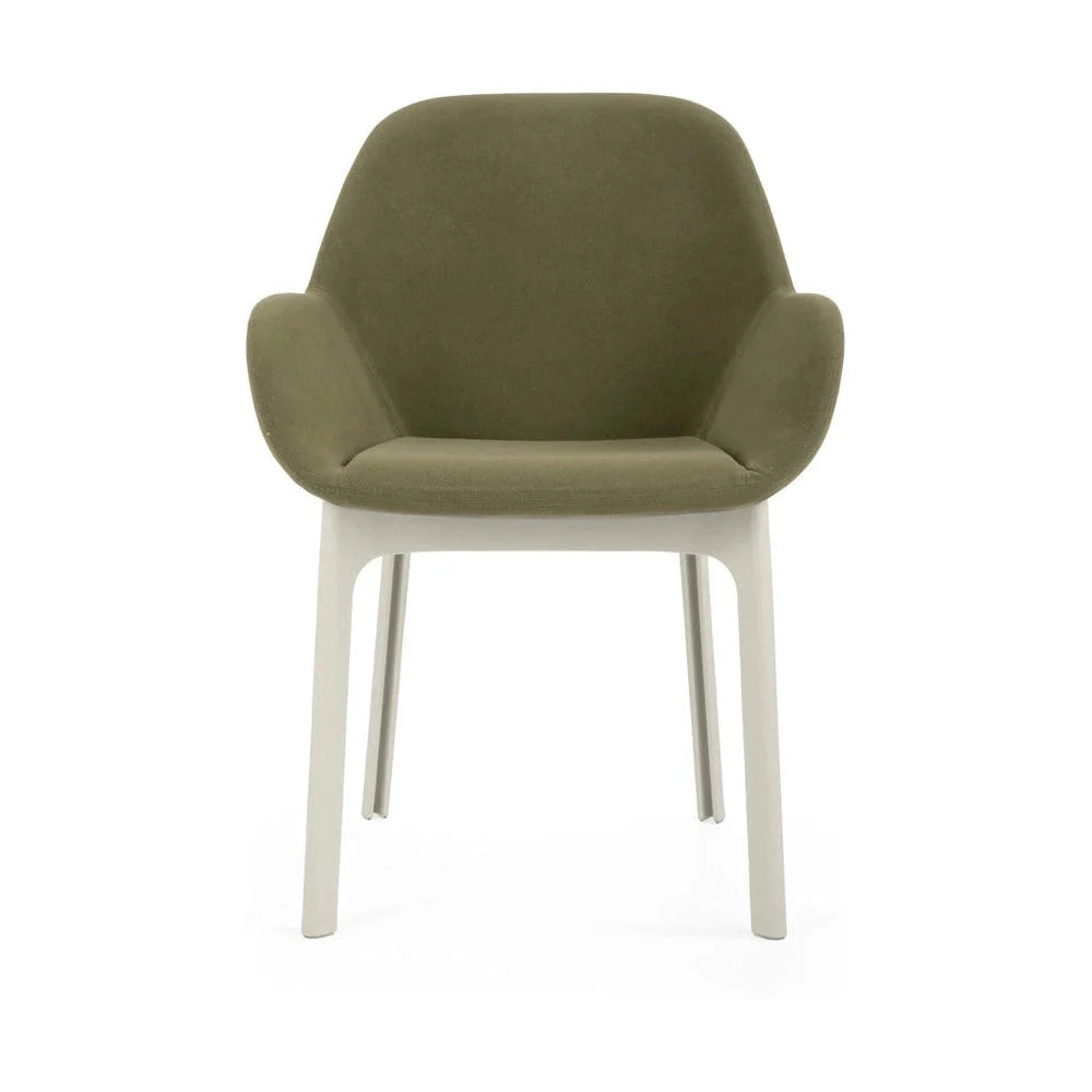 [product_category]-Kartell Clap Aquaclean Armchair, White/Green-Kartell-8058967312928-04187B4-KAR-1