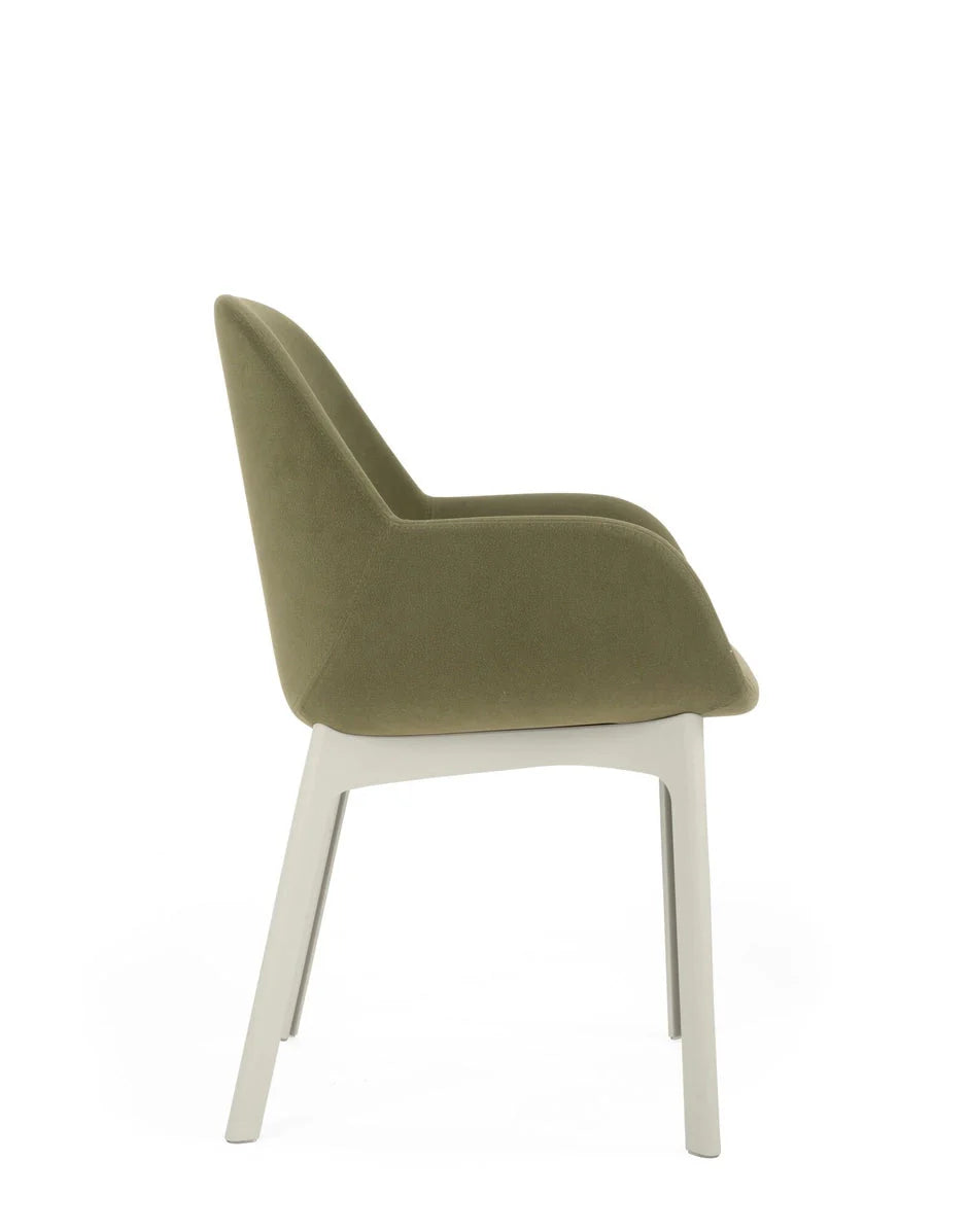[product_category]-Kartell Clap Aquaclean Armchair, White/Green-Kartell-8058967312928-04187B4-KAR-3