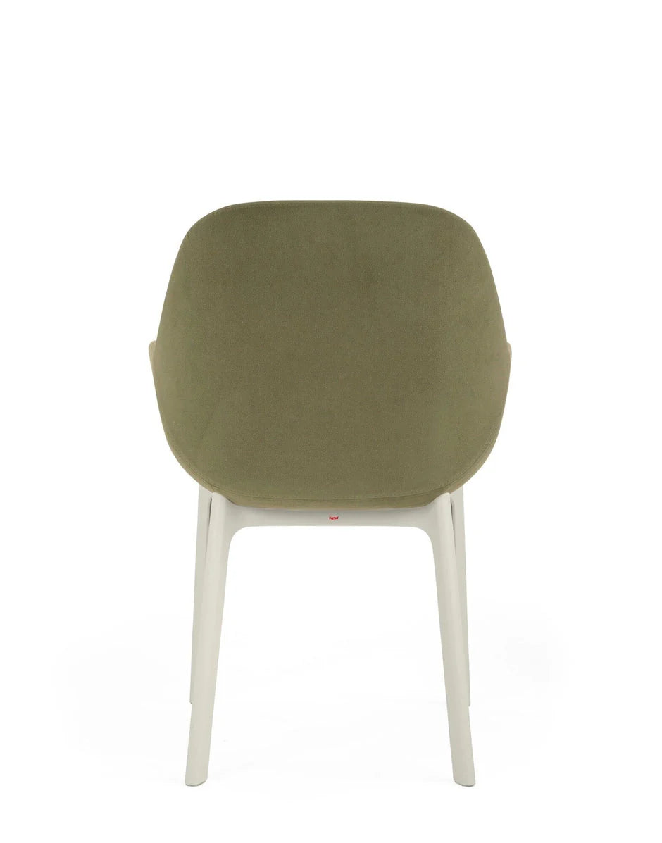 [product_category]-Kartell Clap Aquaclean Armchair, White/Green-Kartell-8058967312928-04187B4-KAR-4