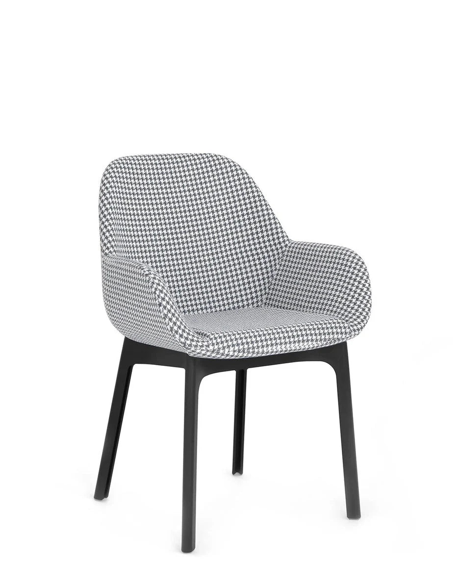 [product_category]-Kartell Clap Armchair, Black/Houndstooth Grey-Kartell-8058967287660-04182NF-KAR-2