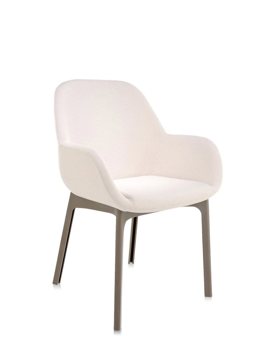 [product_category]-Kartell Clap Armchair, Taupe/Houndstooth Beige-Kartell-8058967192957-04181T5-KAR-2