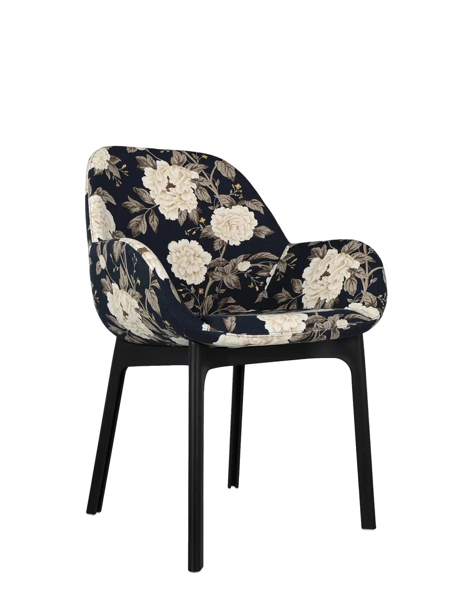 [product_category]-Kartell Clap Flowers Armchair, Black/Peony-Kartell-8058967294576-04184NI-KAR-9