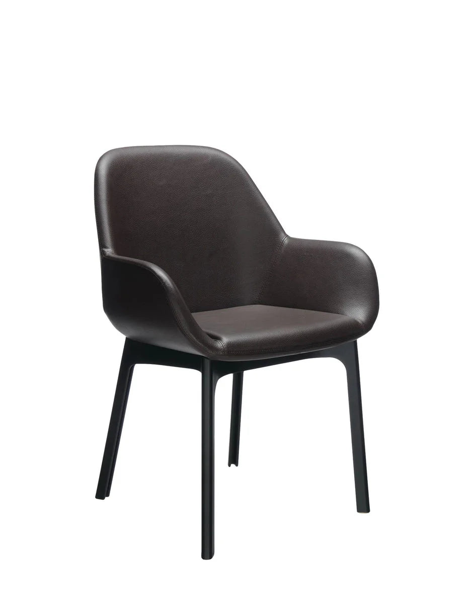 [product_category]-Kartell Clap Pvc Armchair, Black/Brick Red-Kartell-8058967203530-04183NM-KAR-2