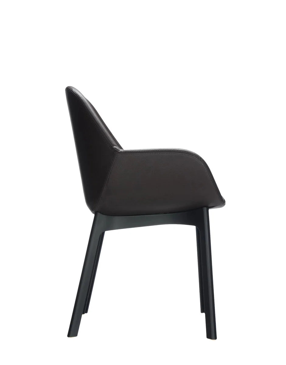 [product_category]-Kartell Clap Pvc Armchair, Black/Brick Red-Kartell-8058967203530-04183NM-KAR-3