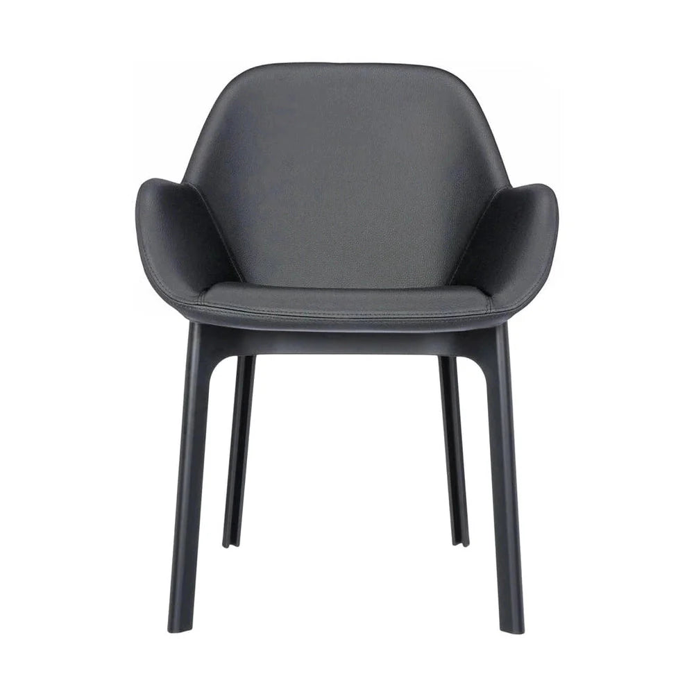 [product_category]-Kartell Clap Pvc Armchair, Black/Dark Grey-Kartell-8058967203516-04183NG-KAR-1