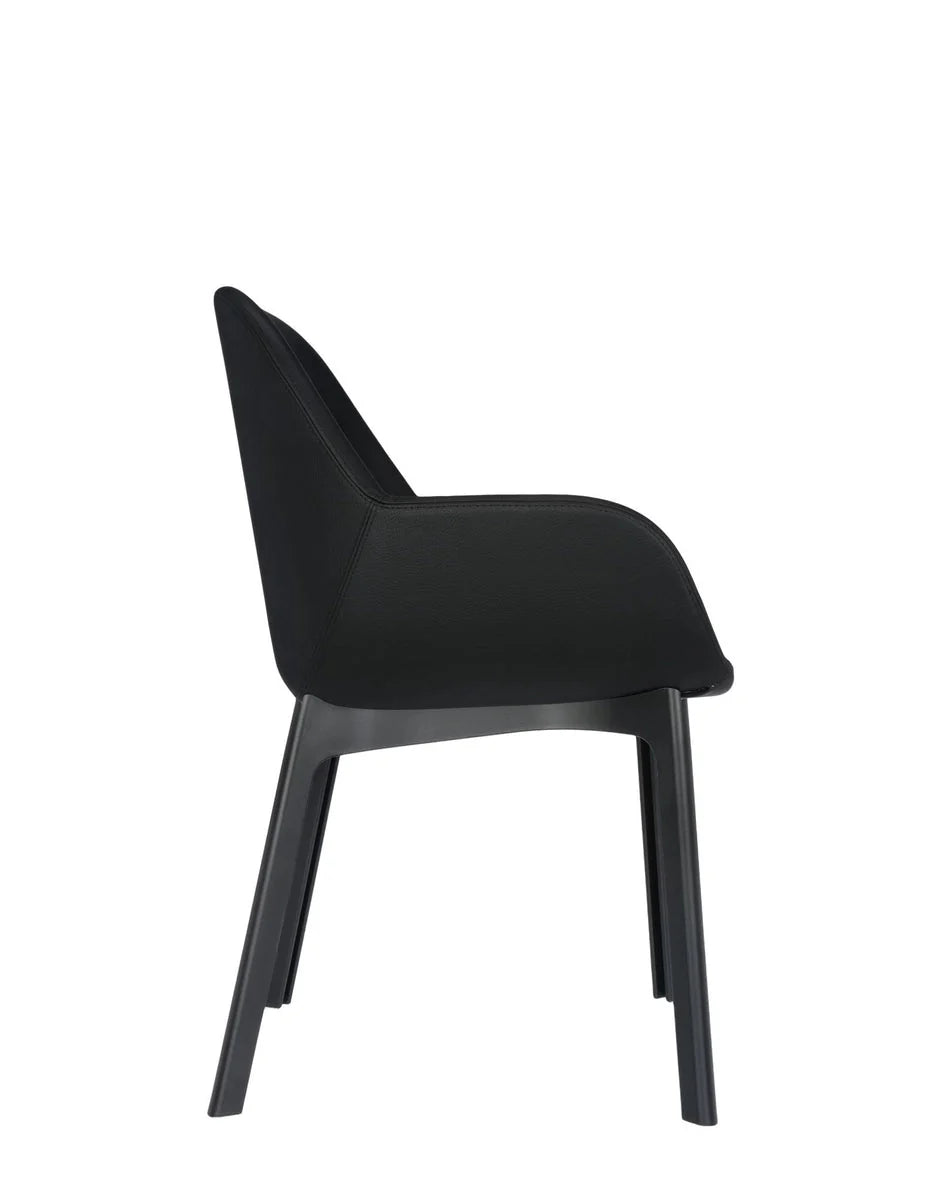 [product_category]-Kartell Clap Pvc Armchair, Black/Glossy Black-Kartell-8058967203493-04183NN-KAR-3