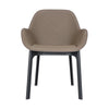 Kartell Clap Pvc Armchair, Black/Taupe