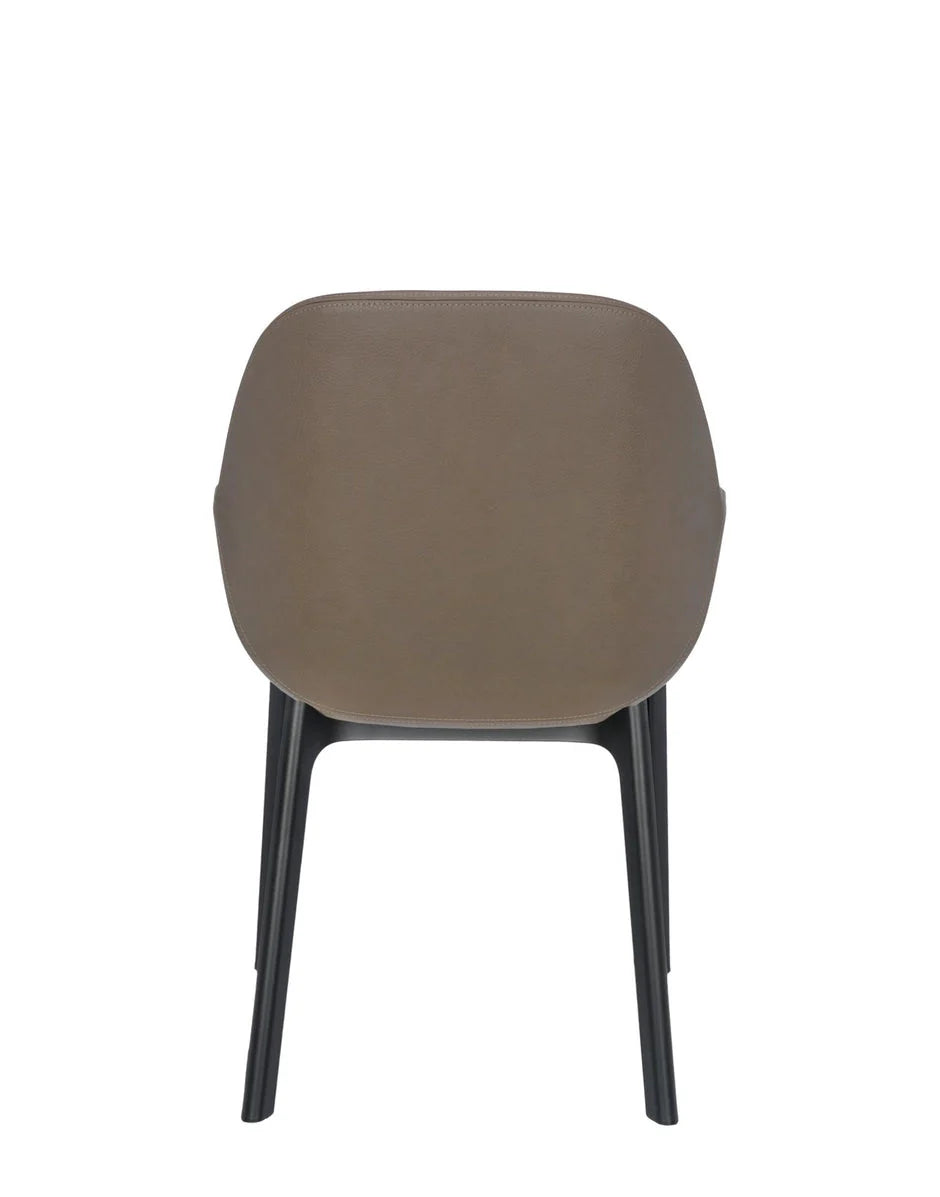 [product_category]-Kartell Clap Pvc Armchair, Black/Taupe-Kartell-8058967203554-04183NT-KAR-4
