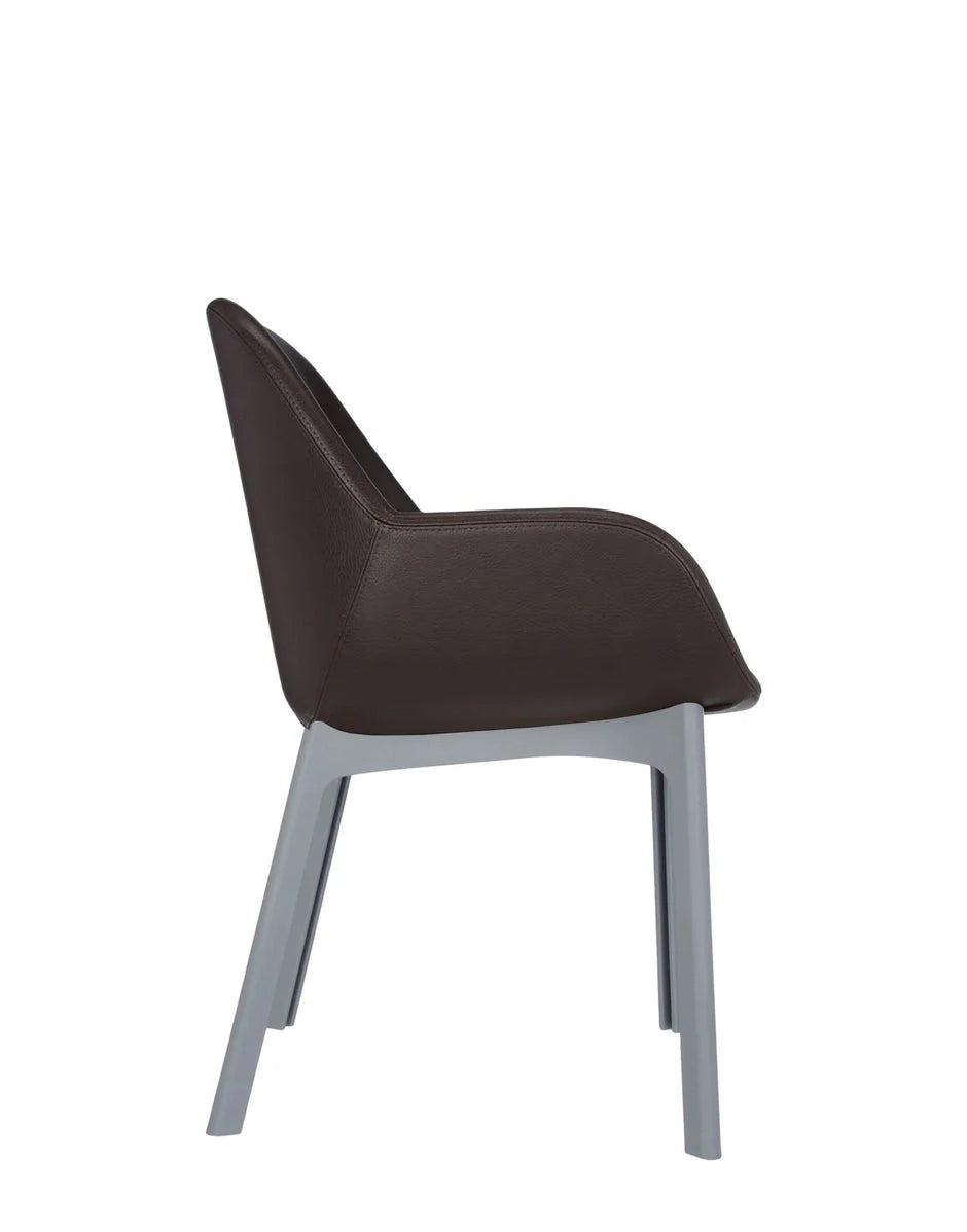 [product_category]-Kartell Clap Pvc Armchair, Grey/Brick Red-Kartell-8058967203431-04183GM-KAR-3