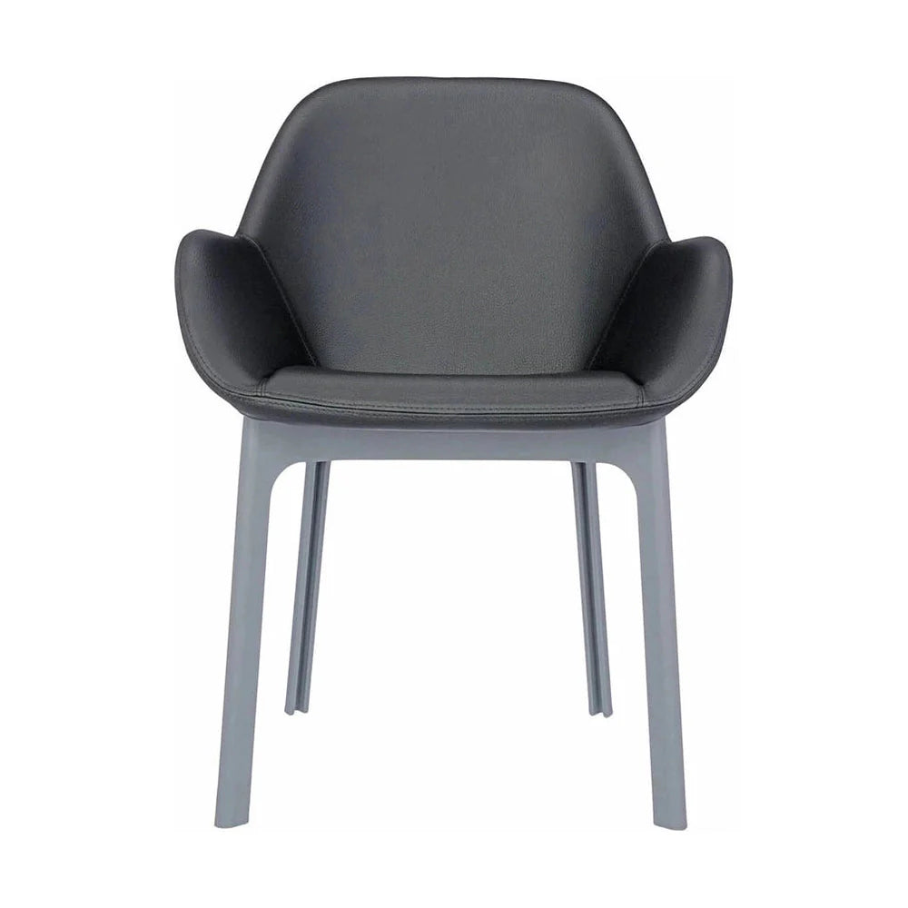 [product_category]-Kartell Clap Pvc Armchair, Grey/Dark Grey-Kartell-8058967203417-04183GG-KAR-1