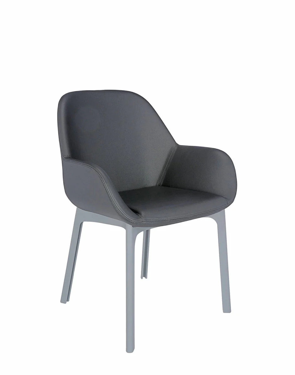 [product_category]-Kartell Clap Pvc Armchair, Grey/Dark Grey-Kartell-8058967203417-04183GG-KAR-2
