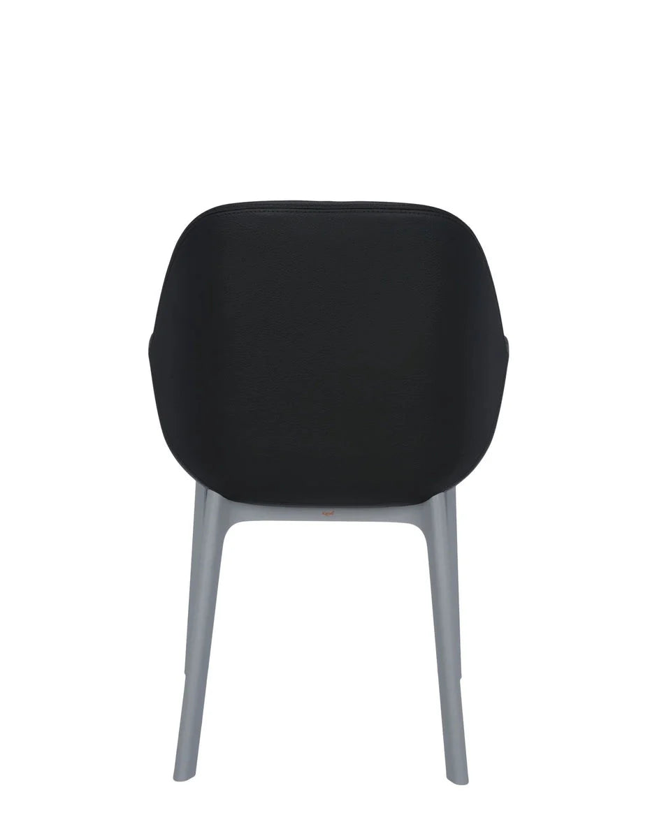 [product_category]-Kartell Clap Pvc Armchair, Grey/Glossy Black-Kartell-8058967203394-04183GN-KAR-4