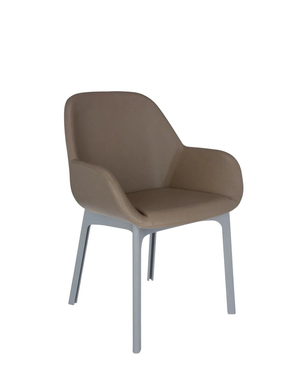 [product_category]-Kartell Clap Pvc Armchair, Grey/Taupe-Kartell-8058967203455-04183GT-KAR-2
