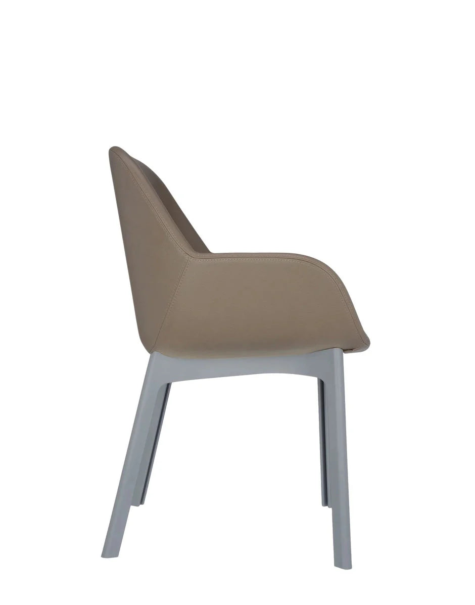 [product_category]-Kartell Clap Pvc Armchair, Grey/Taupe-Kartell-8058967203455-04183GT-KAR-3