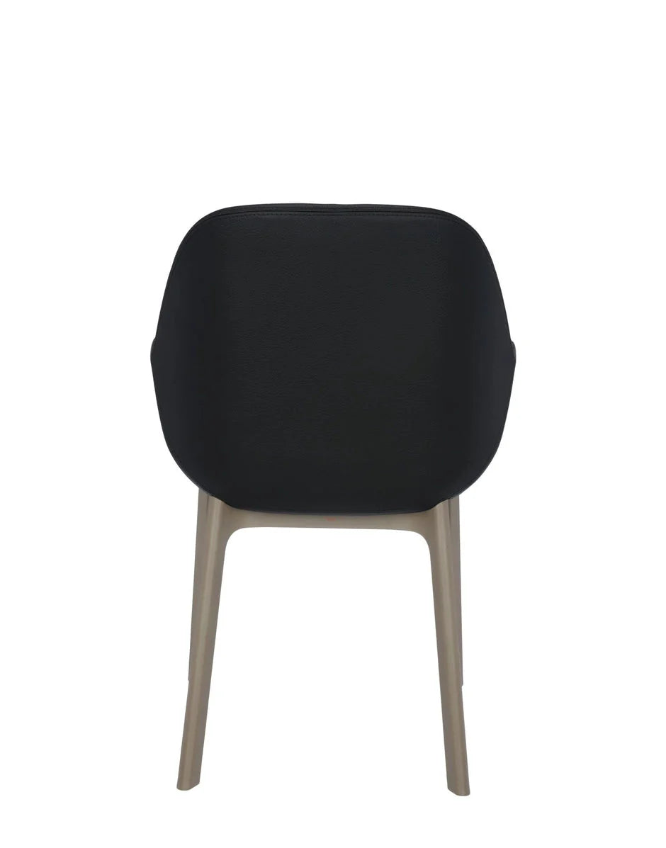 [product_category]-Kartell Clap Pvc Armchair, Taupe/Glossy Black-Kartell-8058967203295-04183TN-KAR-4