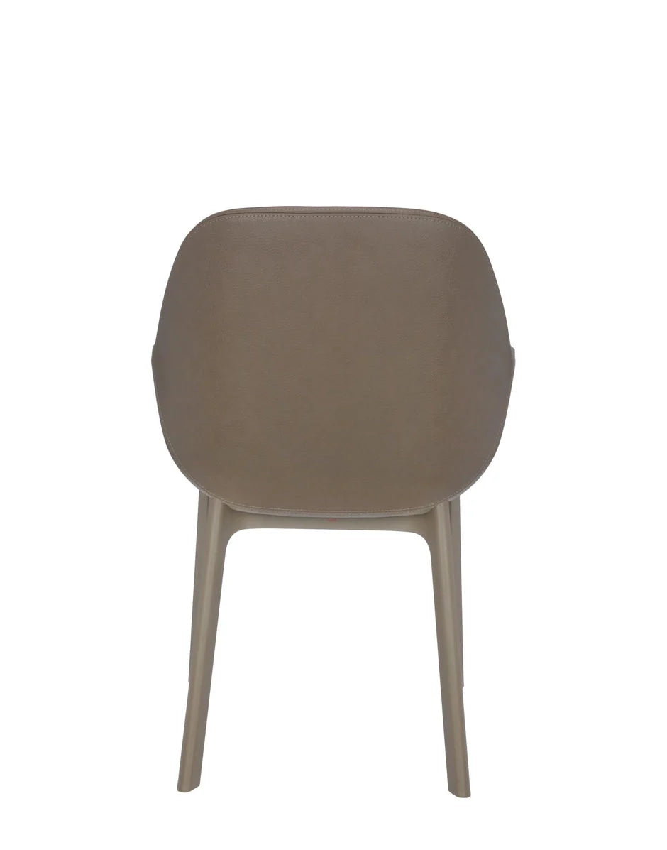 [product_category]-Kartell Clap Pvc Armchair, Taupe/Taupe-Kartell-8058967203356-04183TT-KAR-4