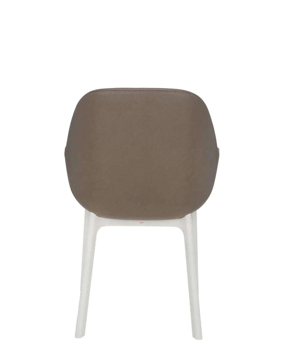 [product_category]-Kartell Clap Pvc Armchair, White/Taupe-Kartell-8058967203257-04183BT-KAR-4