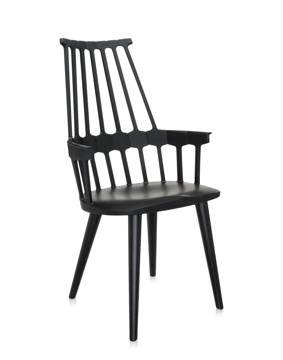 [product_category]-Kartell Comback Chair, Black/Black-Kartell-8058967172591-0595409-KAR-2