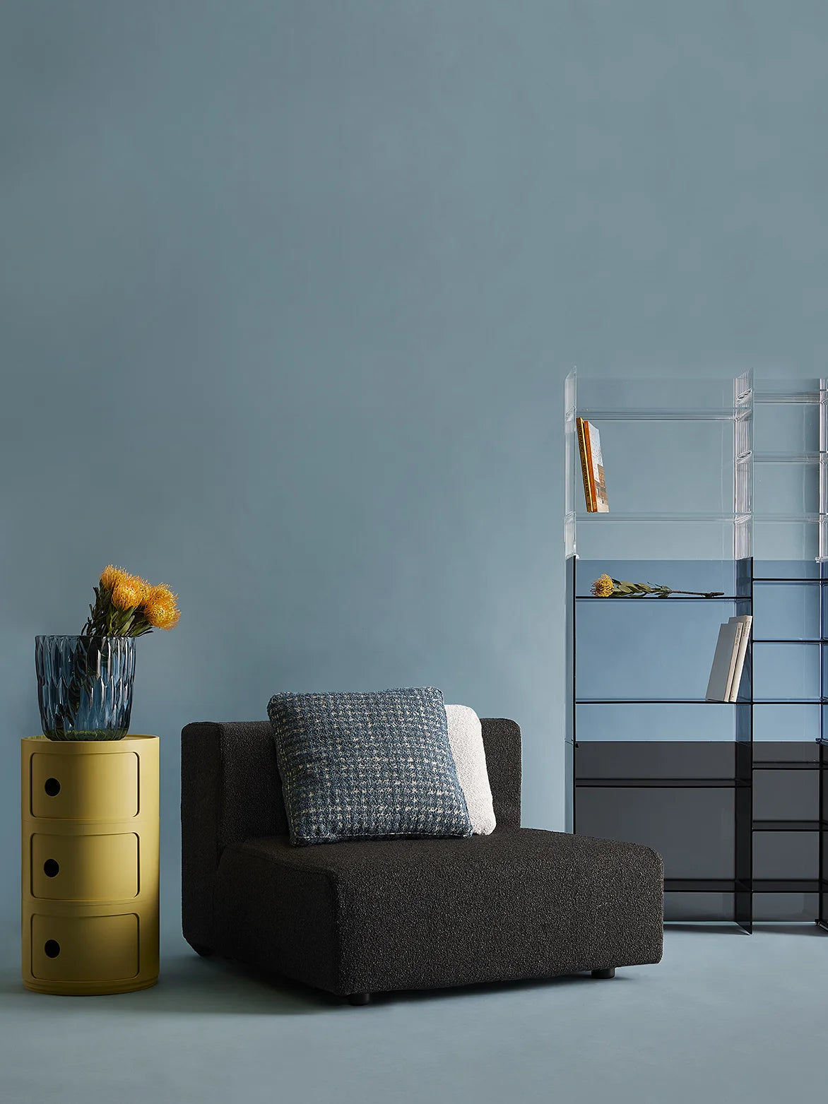 [product_category]-Kartell Componibili Bio Container 3 Elements, Yellow-Kartell-8058967294675-05970GI-KAR-3