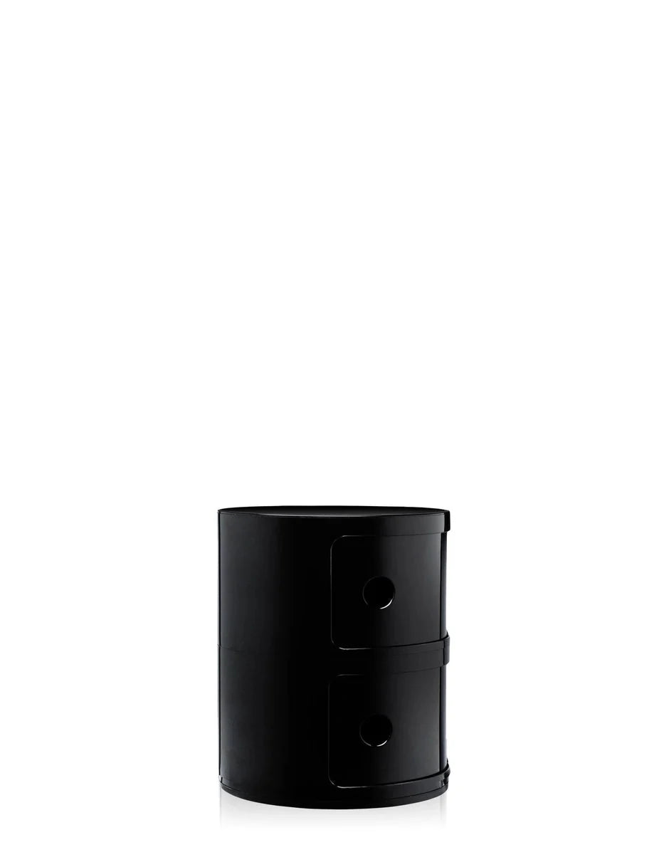 [product_category]-Kartell Componibili Classic Container 2 Elements, Black-Kartell-8034105781702-0496609-KAR-3