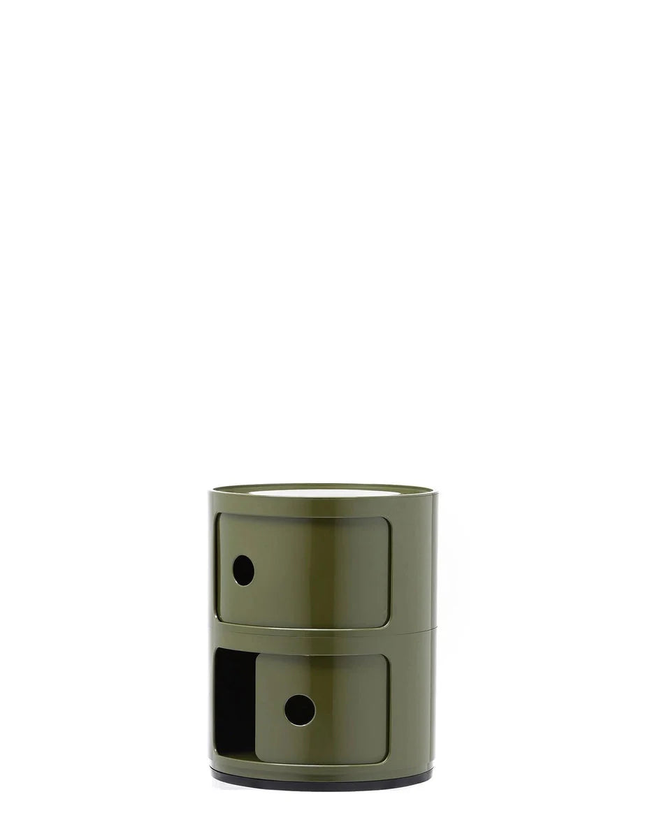 [product_category]-Kartell Componibili Classic Container 2 Elements, Green-Kartell-8058967253542-0496618-KAR-2