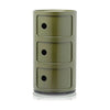 Kartell Componibili Classic Container 3 prvky, zelené