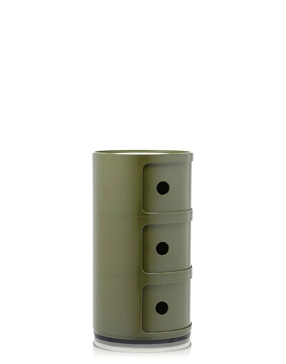 [product_category]-Kartell Componibili Classic Container 3 Elements, Green-Kartell-8058967253603-0496718-KAR-3