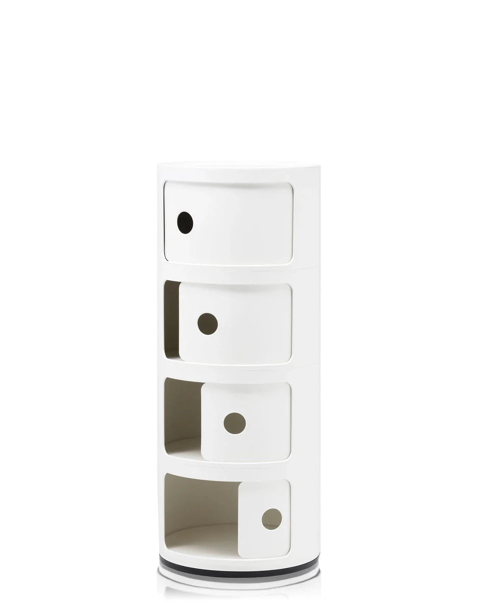 [product_category]-Kartell Componibili Classic Container 4 Elements, White-Kartell-8058967250978-0498503-KAR-2