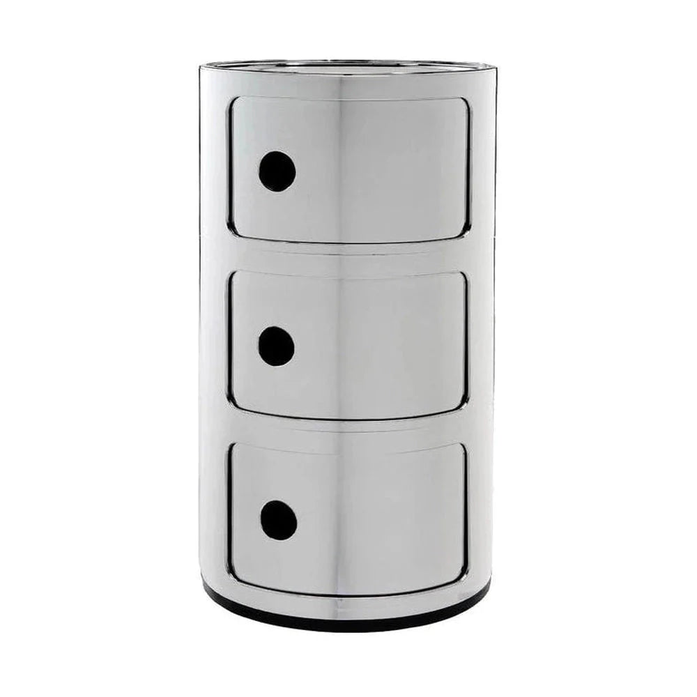 [product_category]-Kartell Componibili Metal Container 3 Elements, Chromed-Kartell-8058967191424-05967XX-KAR-1