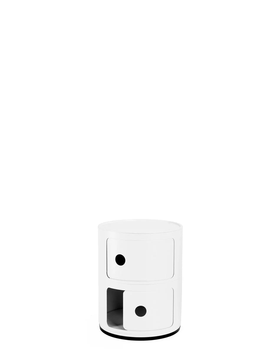 [product_category]-Kartell Componibili Recycled Container 2 Elements, White-Kartell-8058967305661-0498603-KAR-2