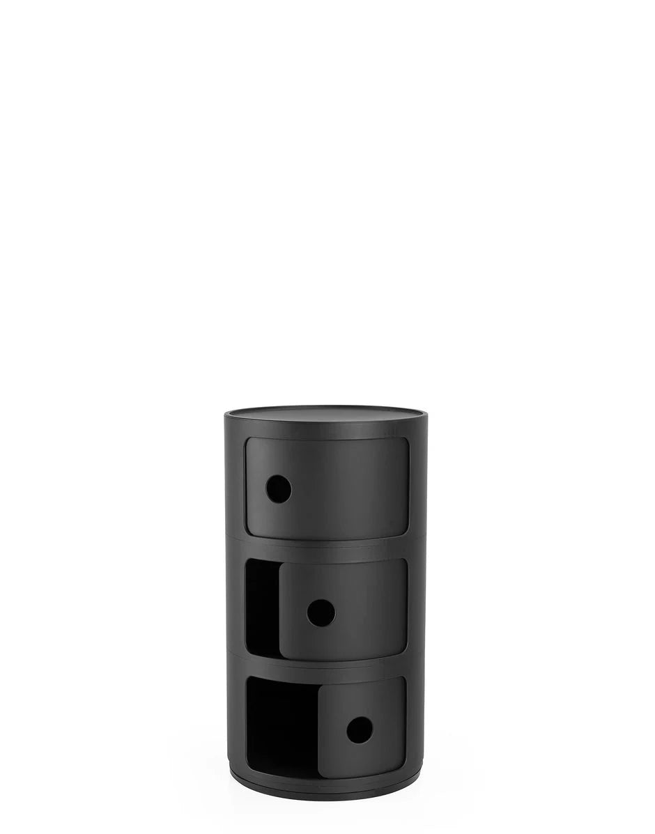[product_category]-Kartell Componibili Recycled Container 3 Elements, Black-Kartell-8058967295818-0498809-KAR-2
